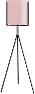 SOGA 80cm Tripod Flower Pot Plant Stand with Pink Flowerpot Holder Rack Indoor Display