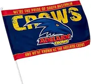Adelaide Crows AFL Kids Pole Game Day Flag Banner