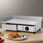 Home Commercial Electric Griddle Cooktop 2900W Stainless Steel BBQ Grill Pan