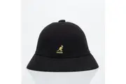KANGOL Bermuda Casual Bucket Hat Terry Towelling Cap in Black/Gold