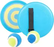ERINGOGO Toss and Catch Game Interactive Blue Ball Paddles for Outdoor Fun Educational Activity for Parents for Beach Backyard Parties Sports