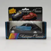 Tai Cheong Toys Pull-back Action Diecast Antique Classic Car (Blue/Black)