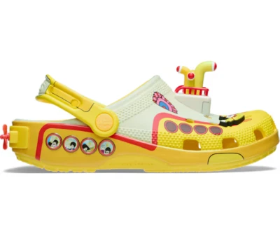 NWT The Beatles X Yellow Submarine Crocs Unisex Size Men's 7 Women's 9 M7 W9