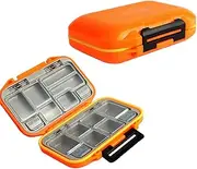 Fishing-Lure-Boxes-Bait Tackle-Plastic-Storage, Small-Lure-Case, Mini-Lure-Box for Vest, Fishing-Accessories Boxes Storage Containers