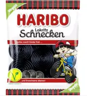 Haribo Lakritz Schnecken- Black licorice pinwheels