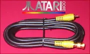 12Ft GOLD RCA Video Cable & GOLD RF Coax TV Adapter for Atari 2600 Jr. Junior