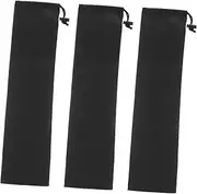 GANAZONO 3Pcs Portable Fishing Rod Storage Bag Durable Tent Pole Pouch for Outdoor Camping Easy to Clean and Use Lightweight Gear Organizer Accessory Bag