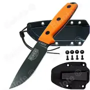 ESEE Model 3 OD Green Plain Blade Rounded Pommel Black Sheath Orange G10 3PM-OD