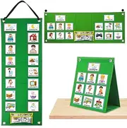 Mewise Visual Schedule Chart for Kids,Daily Routine Chart for Toddlers with 70 Cards,Autism Learning Materials Kids for Home