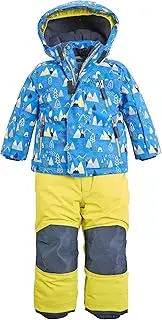 [first instinct by killtec] FISW 34 MNS Jckt and PNTS 3-in-1 Ski Overall/Snowsuit with Zip-Off Trousers and Hood, Waterproof, Royal