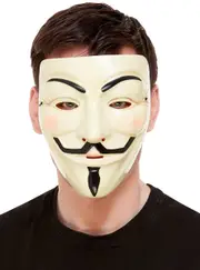 Guy Fawkes V for Vendetta Costume Face Mask