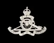 Royal Artillery Fifth Cap Badge Hallmarked Silver