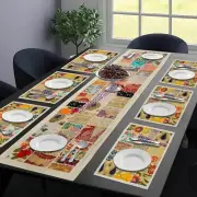 Throw Runner Bowl Mat Indian Decorative Dining Table Decor Item Cotton Place Mat