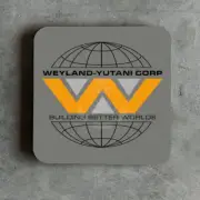 Aliens Inspired Weyland Yutani Globe Drinks Coaster Nostromo USCM LV426 Ripley