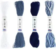 Olympus Sashiko Thread 20m Skein Color Bundles