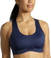 Brooks® Women's 32C Dare Cross-Back Run Bra in Navy