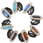 [CALLARON] 8pcs Retro Shoe Charms Bling Shoe Buckle Pendants Jewelry Charm Shoelace Buckles For Women DIY Shoelace Decorations High Heel Shoes
