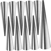 LIFKOME Stainless Steel Croissant Molds 10pcs Set by Perfect for Home Professional Baking