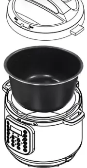 Instant Pot 6qt Inner Pot Replacement Ceramic Coated Brand New