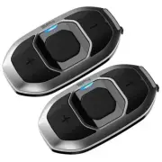 SENA SF4 Motorcycle Motorbike Helmet Bluetooth Intercom Headset - Dual Pack