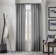 NIP Two Panels Sunbrella® Lucena Light Filtering UV Curtains in Slate 50" x 96"