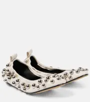 [Isabel Marant] Isabel Marant Belna studded leather ballet flats UK 5 white