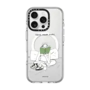 iPhone 16 Pro Clear Case MagSafe Compatible WALNUT- Take Your Time