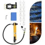Hydraulic Crimper Crimping Tool 20 Ton Cable Wire Hose Lug Terminal +12 Dies Set