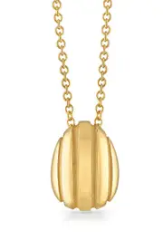 Pamela Zamore Eos Small Egg Pendant Necklace in Gold at Nordstrom One Size
