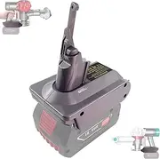EID Battery Adapter for Dyson V7 and V8, for Bosch GPA 18V Series Lithium Battery Converts to for Dyson V7 V8 Absolute Animal Motorhead Work with Vacuum Fluffy HEPA Vacuum Cleaner Converter