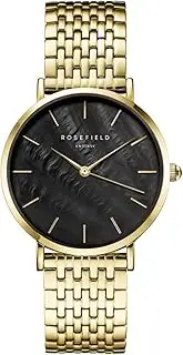 [Rosefield] Upper East Side Black Gold-Tone Bracelet Watch