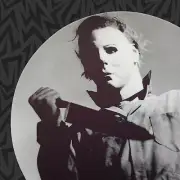 HALLOWEEN Michael Myers Turntable SLIP MAT Record Vinyl Vtg Figure THICK FELT