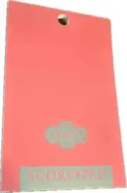 50 Page 5.5" Congress Contract Bridge PINK SILVR Score Pad Playing Cards Bicycle