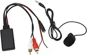 Bluetooth AUX Module 2 Cable Adapter with Hands Microphone Ideal for Alpine and Pioneer Radios Enables Seamless Wireless Audio Streaming from Phones Or Tablets High Quality ABS
