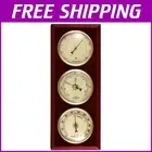 Stylish Traditional Weather Forecasting Station - Thermometer, Barometer Combo