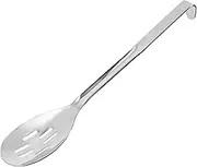 FELTECHELECTR Ergonomic Stainless Steel Slotted Spoon Reusable Utensil for Cooking Serving for Salad Soup Pasta