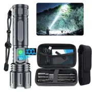 Flashlights 20000 High Lumens Rechargeable - 1500 Meters Long Beam Super Brig