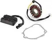 Stator Regulator Rectifier Gasket Compatible With Suzuki GSXR600 GSXR750 2008-2019 2018 2017 2016 31401-01H10 32800-18H00 Motor