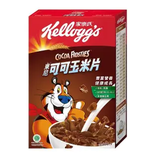 【家樂氏Kelloggs】東尼玉米片口味任選x3盒早餐麥片(香甜玉米片/可可玉米片)