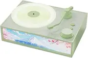 Wirel Speaker Desktop Record Player Speaker Night Light with 10ml ential Oil for Home Office Bedroom Decor Green