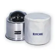Ritchie GM-5-C 5" GlobeMaster Binnacle Mount Compass Cover White Boat Marine