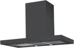 Chef 90cm Canopy Rangehood Black