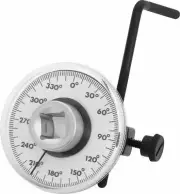 NEW PROFESSIONAL 360° 1/2" Drive Angle Rotation Torque Gauge Measurer Hand Tool