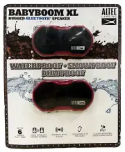 Altec Lansing IMW2702PK-TRD Red BabyBoom Bluetooth Speaker (2Pk) - New