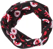 [VICASKY] Elastic Bloody Eyeball Headband for Halloween Stylish Knotted Hairband for Women Comfortable Durable for Halloween Parties Themed Gatherings