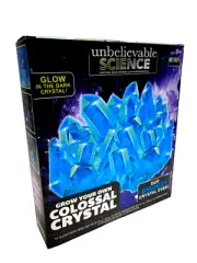 Unbelievable Science Grow Your Own Colossal Crystal STEM Kit Glow in the Dark