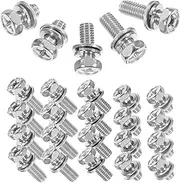 ASAKKURA 1 Set Hexagon Bolts and Nuts Kit Assorted Durable Fasteners for DIY Projects Indoor Outdoor Use