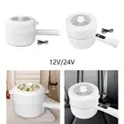 Electric Cooker Car Electric Pot Frying Pan Household Multipurpose with Steamer