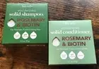 Kitsch Volumizing Rosemary & Biotin Solid Shampoo & Conditioner Bar Set - New