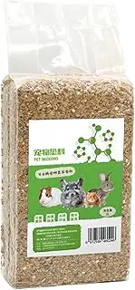 Natural Pet Bedding, Odor Control Bunny Substrate, Soft Eco Cage Liner, 5.91x9.84 Inches Low Dust Terrarium Filler Small Animals Like Chinchilla, Hedgehog, Bird, Ideal for Indoor